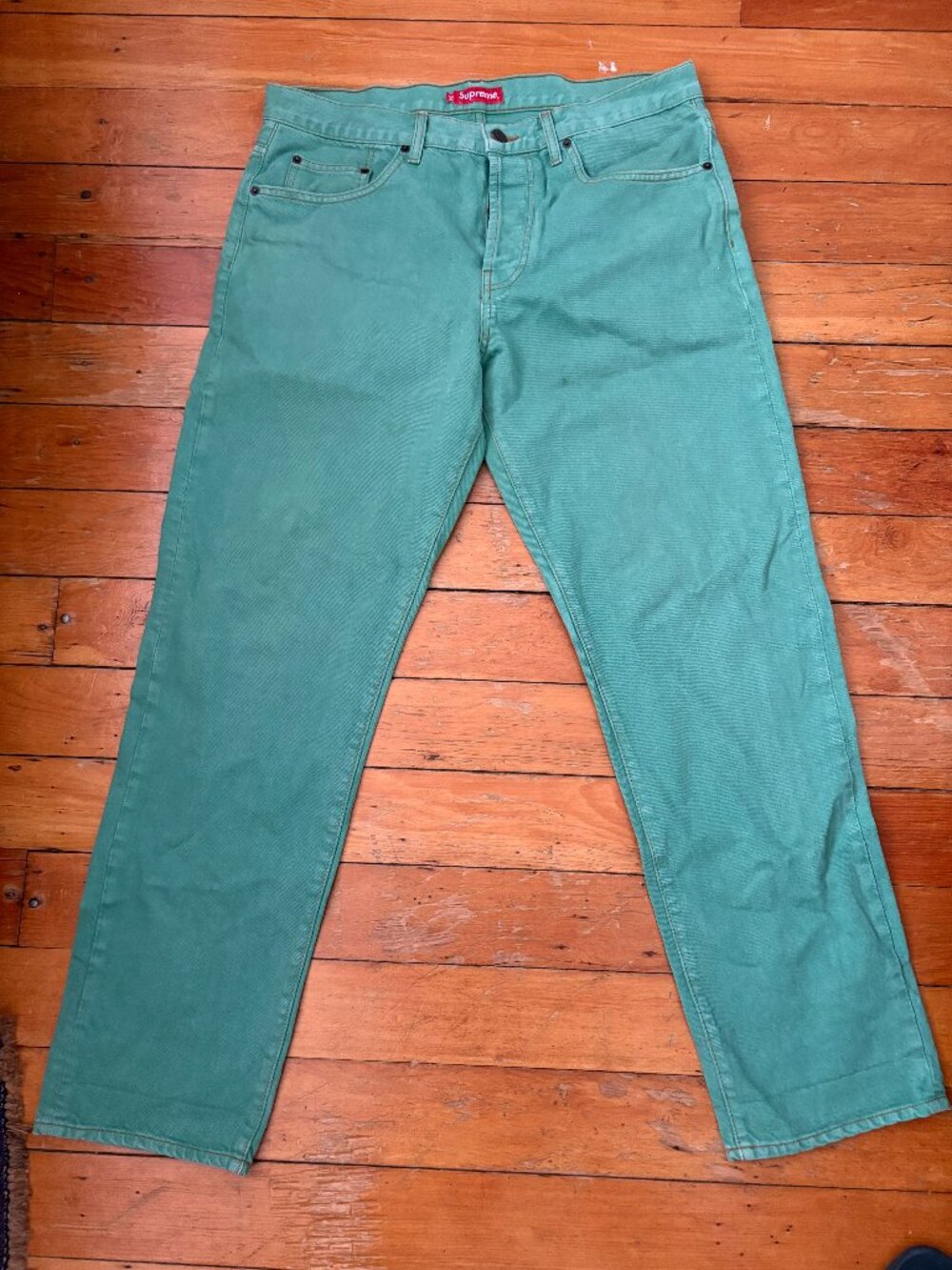 Supreme Washed Regular Jeans - NEW